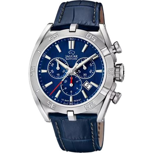 Jaguar Men's Watch J857/B Blue Leather Executive