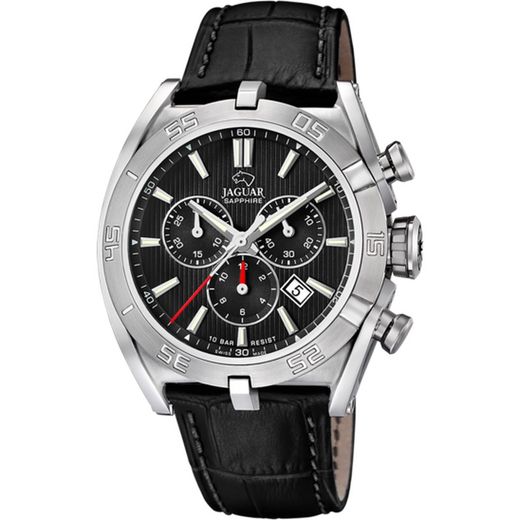 Jaguar Men's Watch J857/D Black Leather Executive