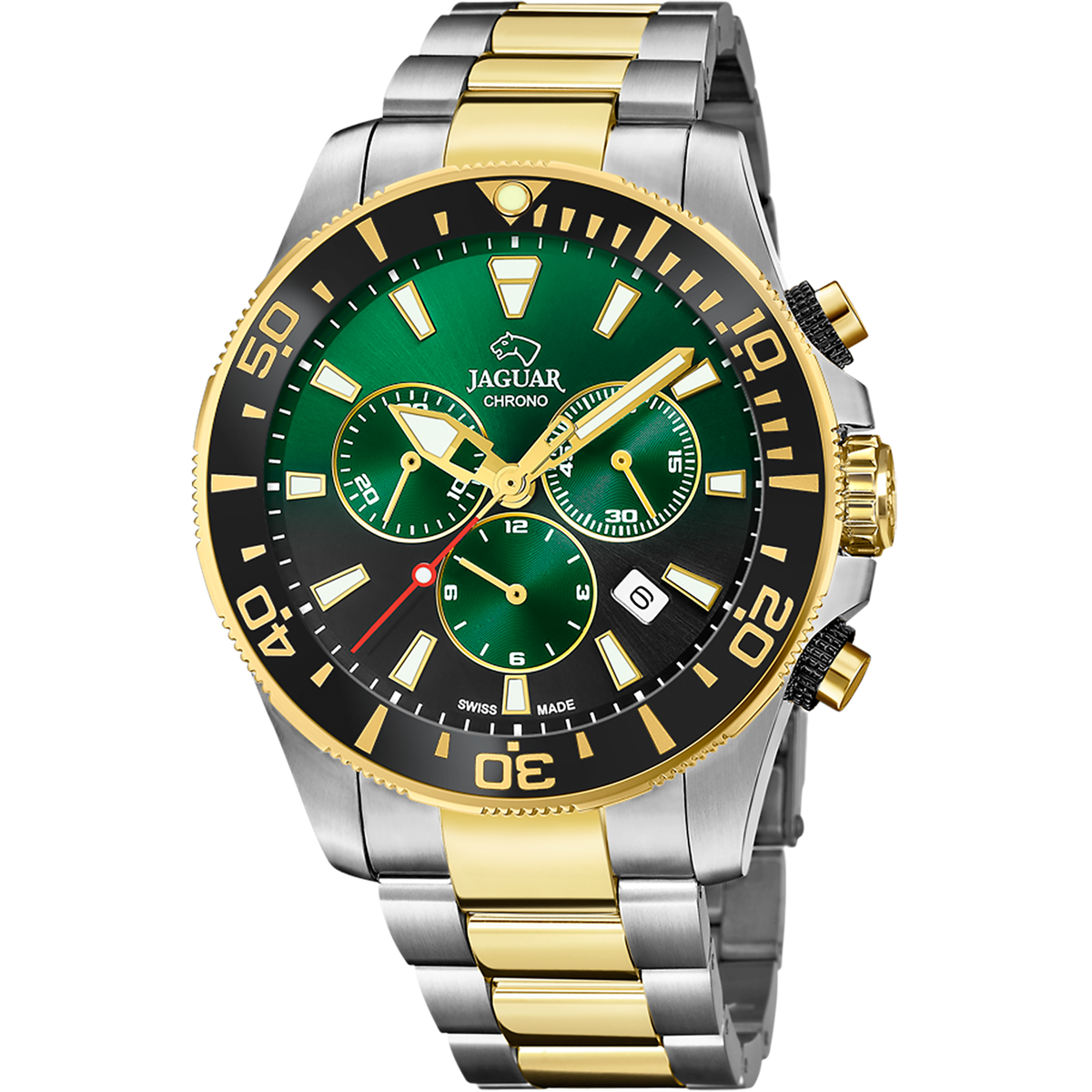 Reloj Jaguar Hombre J862/5 Acero Bicolor Dorado caballero