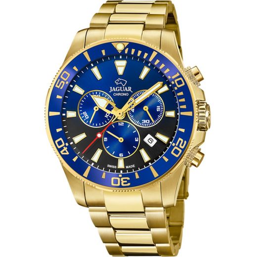 Relógio Masculino Jaguar J864/5 Dourado