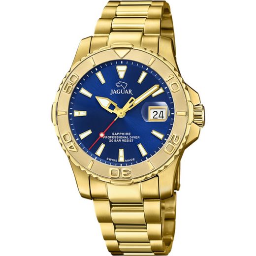Jaguar Men's Watch J971/2 Couple Diver Gold