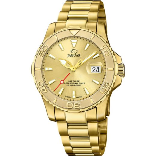 Jaguar Men's Watch J971/4 Couple Diver Gold