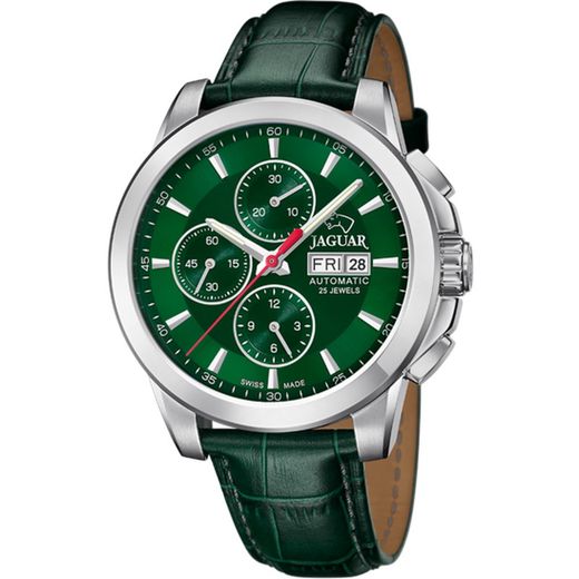 Reloj Jaguar Hombre J975/5 Piel Verde Le Chronographe