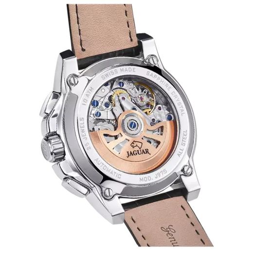 Jaguar Herrenuhr J975/5 Grünes Leder Le Chronographe