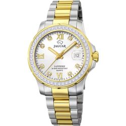 Montre Jaguar pour femme J893/1, acier bicolore doré, modèle Executive