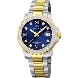 Montre Jaguar pour femme J893/2, acier bicolore doré, modèle Executive
