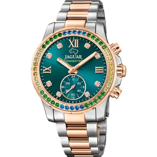 Jaguar Women's Watch J981/6 Connected Lady Bicolor Steel Pink