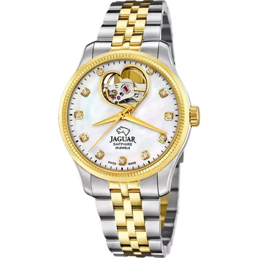 Jaguar Women's Watch J995/1 Two-Tone Gold Steel Coeur
