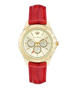 Reloj Juicy Couture Mujer JC1220GPRD Polipiel Rojo
