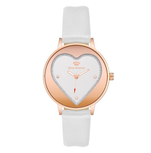 Reloj Juicy Couture Mujer JC1234RGWT Polipiel Blanco