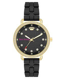 Relógio Juicy Couture Feminino JC1310GPBK Metal Preto