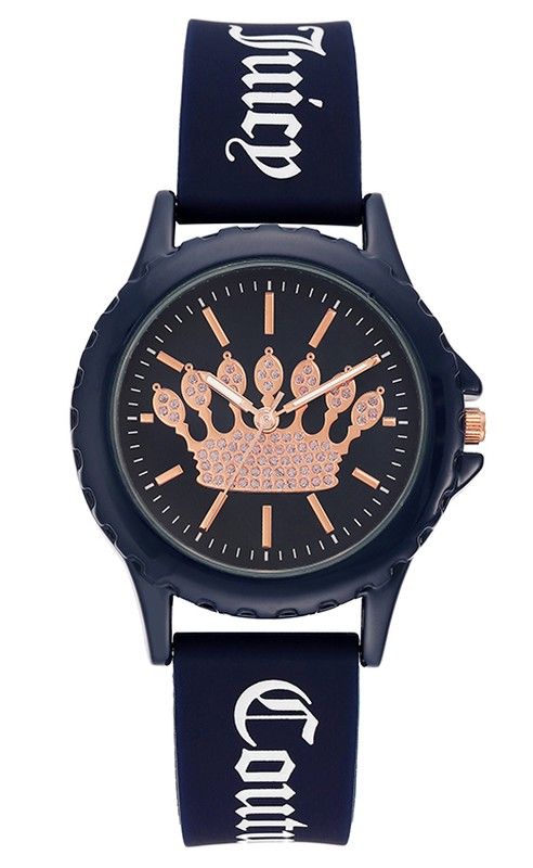 Montre femme Juicy Couture JC1324NVNV en silicone bleu