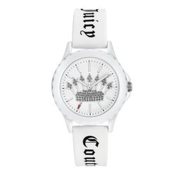 Relógio Juicy Couture Feminino JC1325WTWT Silicone Branco