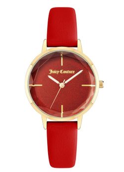 Relógio Juicy Couture Feminino JC1326GPRD Couro Sintético Vermelho