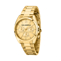 Reloj Karl Lagerfeld Mujer R0553101502 Cronógrafo Acero Dorado Analógico