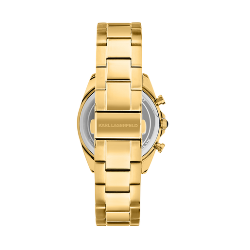 Reloj Karl Lagerfeld Mujer R0553101502 Cronógrafo Acero Dorado Analógico