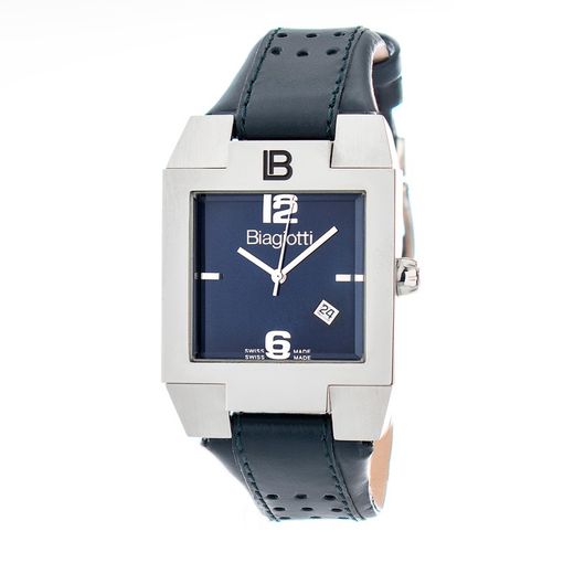 Rellotge Laura Biagiotti Home LB0035M-AZ Pell Blau