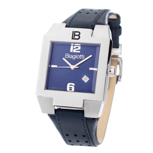 Montre Laura Biagiotti pour femme LB0035M-02 en cuir noir