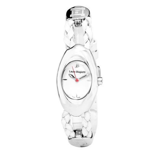 Laura Biagiotti Women's Watch LBSM0056L-03 White Leather