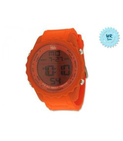 Relógio digital esportivo laranja masculino Liska LW1065-3