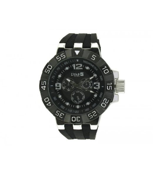 Relógio masculino Liska LW1310-1 esportivo preto