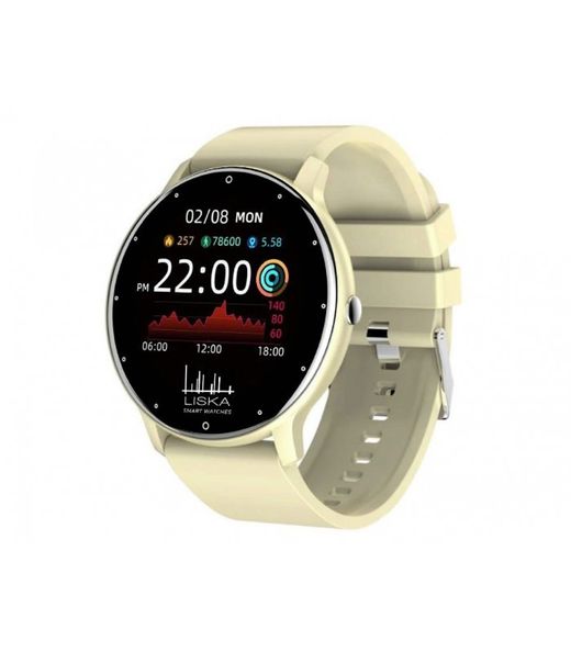 Relógio esportivo Liska Smartwatch SV-35DF-4 bege