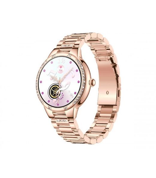 Relógio Inteligente Liska SV-50FC-3 Rosa Aço Bt Call