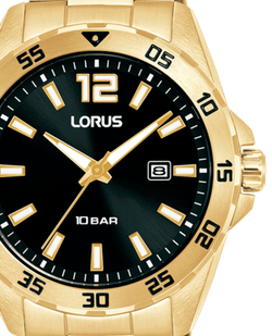 Reloj Lorus Hombre RH938SX9 Acero Dorado Analógico