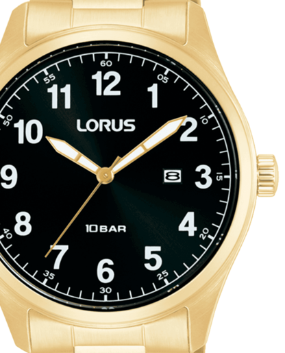 Reloj Lorus Hombre RH976SX9 Acero Dorado Analógico