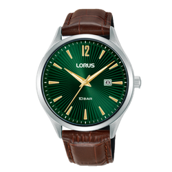 Reloj Lorus Hombre RH995RX9 Piel Marrón Acero Analógico