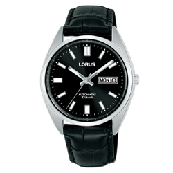 Reloj Lorus Hombre RL435CX9S Piel Negra Acero Automático