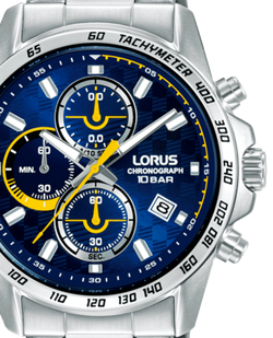 Reloj Lorus Hombre RM307KX9 Cronógrafo Acero Analógico