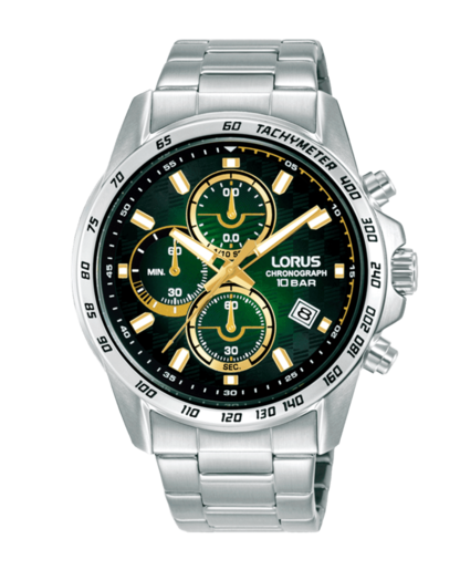 Reloj Lorus Hombre RM309KX9 Cronógrafo Acero Analógico