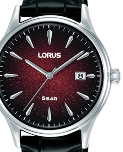 Reloj Lorus Hombre RS901EX9 Piel Negra Acero Analógico