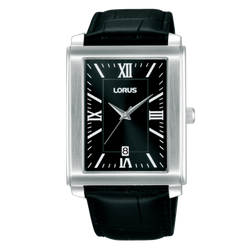 Reloj Lorus Hombre RS989DX9 Piel Negra Acero Analógico