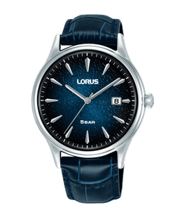 Reloj Lorus Hombre RS995DX9 Piel Azul Acero Analógico