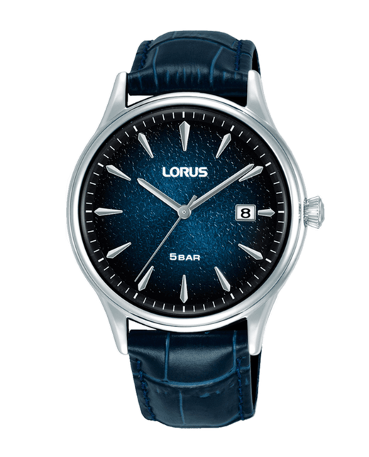 Reloj Lorus Hombre RS995DX9 Piel Azul Acero Analógico