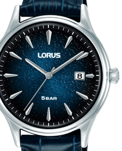 Reloj Lorus Hombre RS995DX9 Piel Azul Acero Analógico