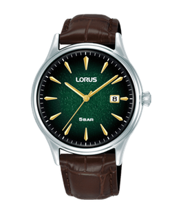 Reloj Lorus Hombre RS997DX9 Piel Marrón Acero Analógico