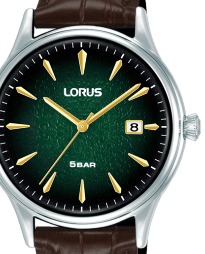 Reloj Lorus Hombre RS997DX9 Piel Marrón Acero Analógico
