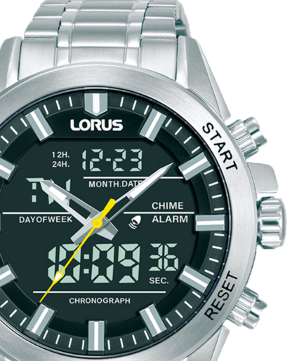 Reloj Lorus Hombre RW663AX9 Acero Digital-Analógico
