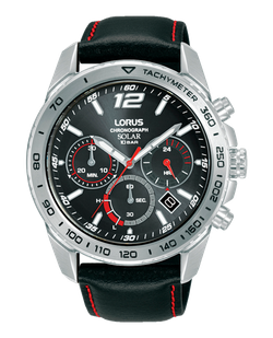 Reloj Lorus Hombre RZ515AX9 Piel Negra Solar
