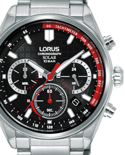 Reloj Lorus Hombre RZ531AX9 Cronógrafo Acero Solar