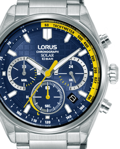 Reloj Lorus Hombre RZ533AX9 Cronógrafo Acero Solar