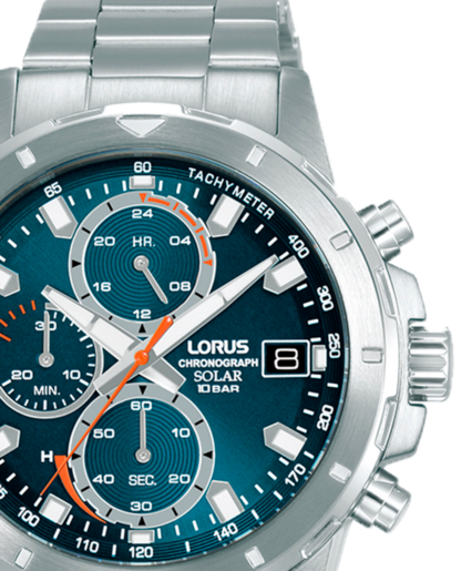 Reloj Lorus Hombre RZ603AX9 Cronógrafo Acero Solar