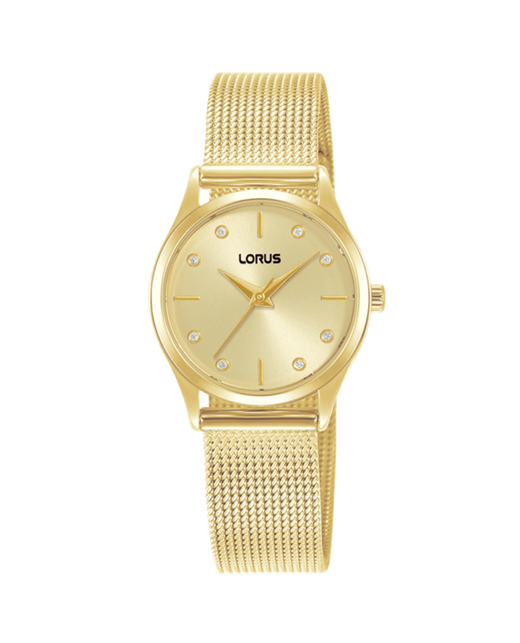 Reloj Lorus Mujer RG212ZX9 Acero Dorado Analógico
