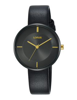 Reloj Lorus Mujer RG259QX9 Piel Negra