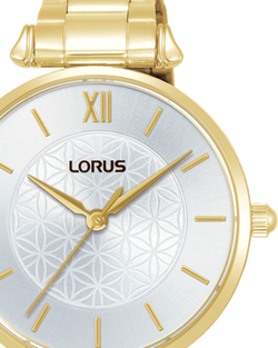 Reloj Lorus Mujer RG280YX9 Acero Dorado Analógico