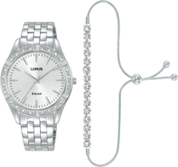 Reloj Lorus Mujer RG289XX9 Acero + Pulsera Circonitas