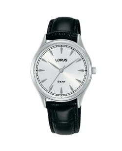 Reloj Lorus Mujer RG297YX9 Piel Negra Acero Analógico